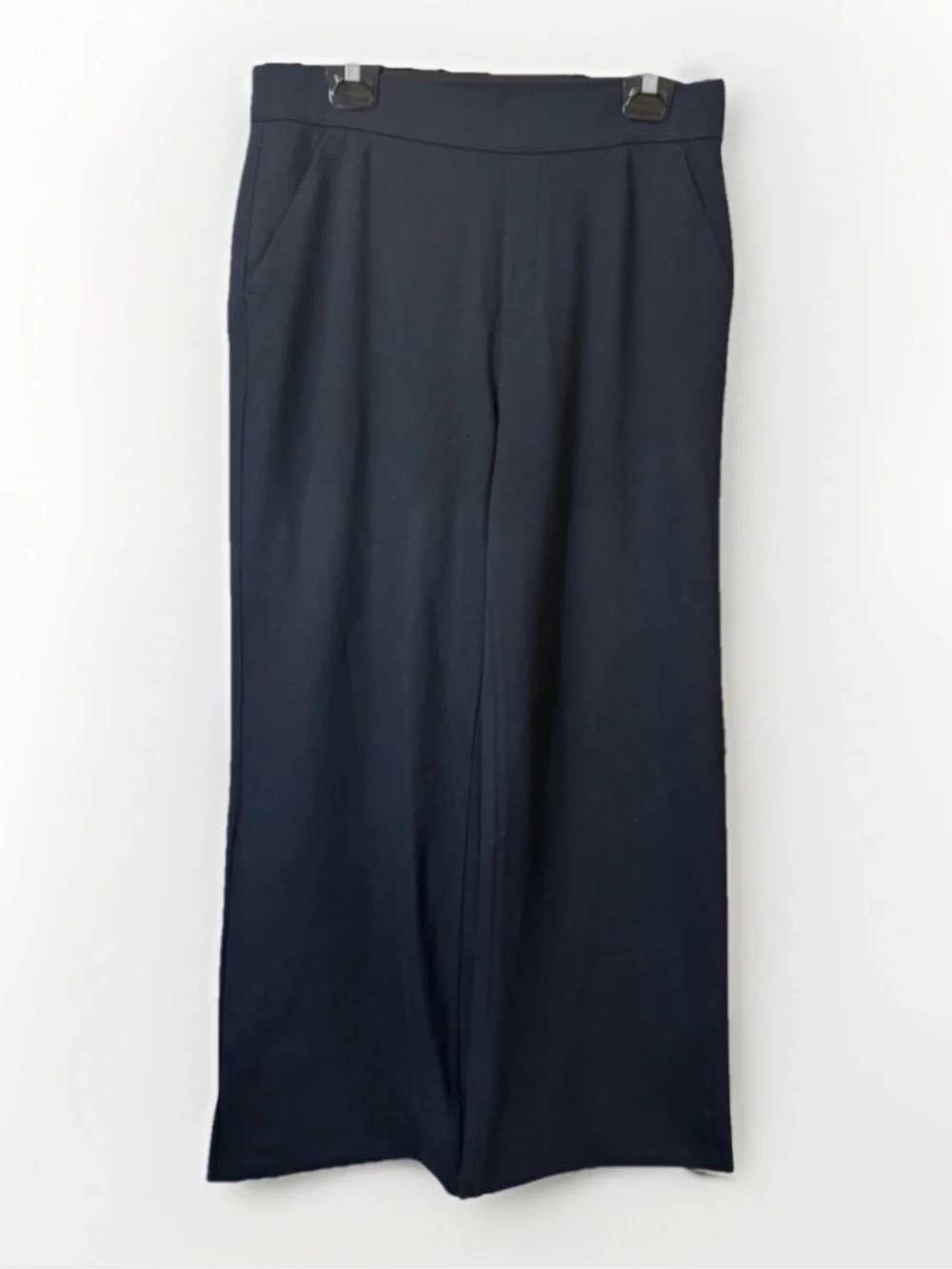 SPANX The Perfect Wide Leg Ponte Knit Trouser Pant in Black 20385R Large - Picture 2 of 7